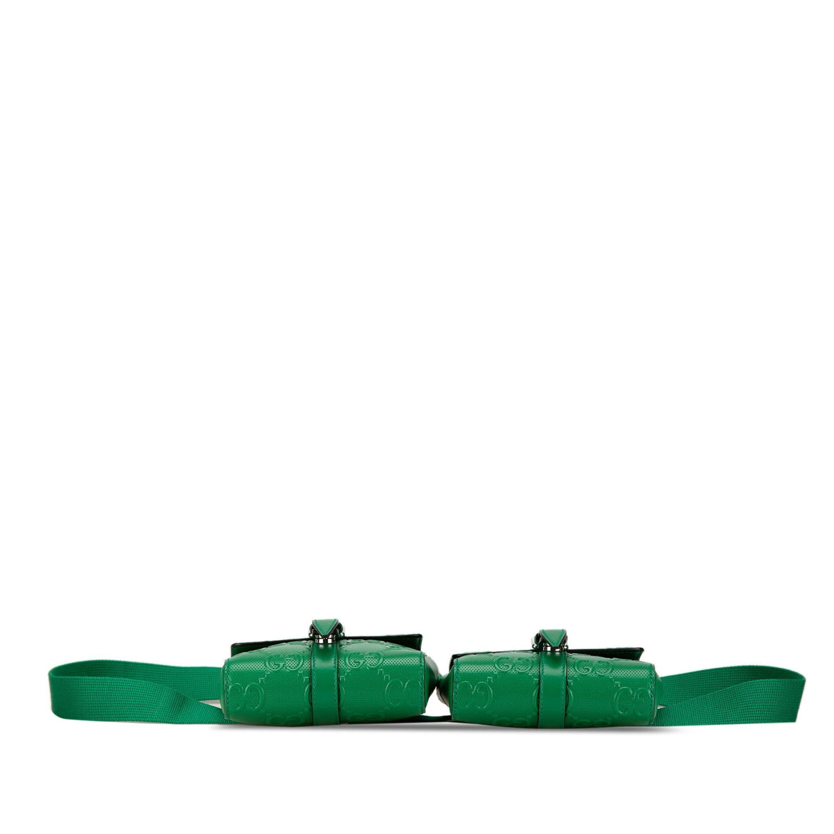 Gucci GG Embossed Perforated Double Belt Bag (SHG-a0WLGw)