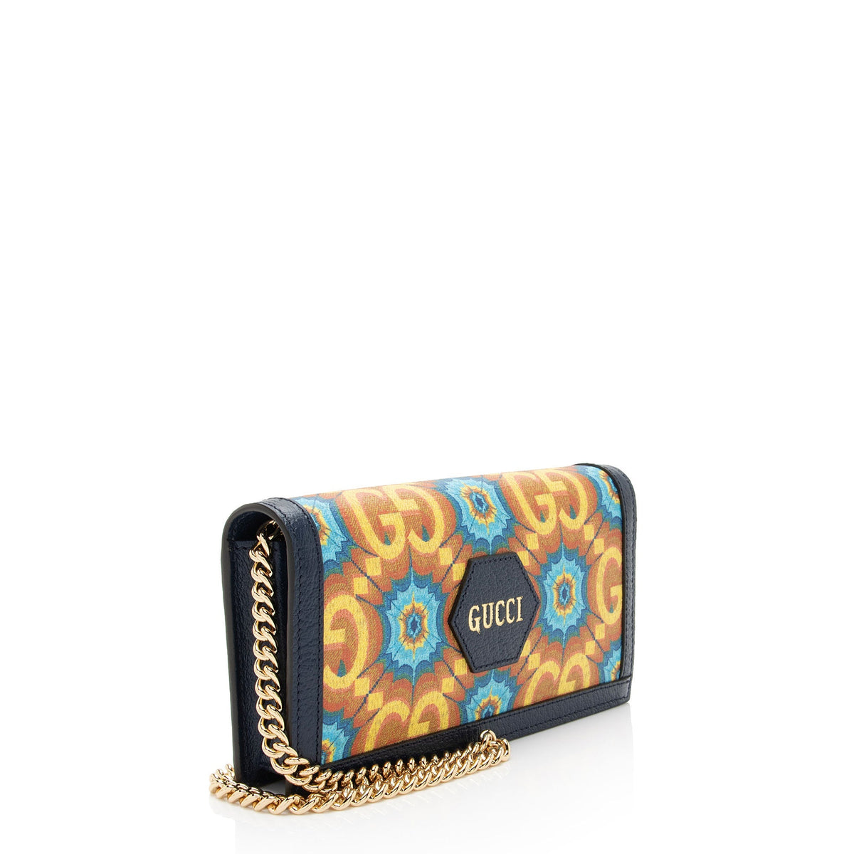 Gucci GG Kaleidoscope Canvas 100th Anniversary Chain Wallet