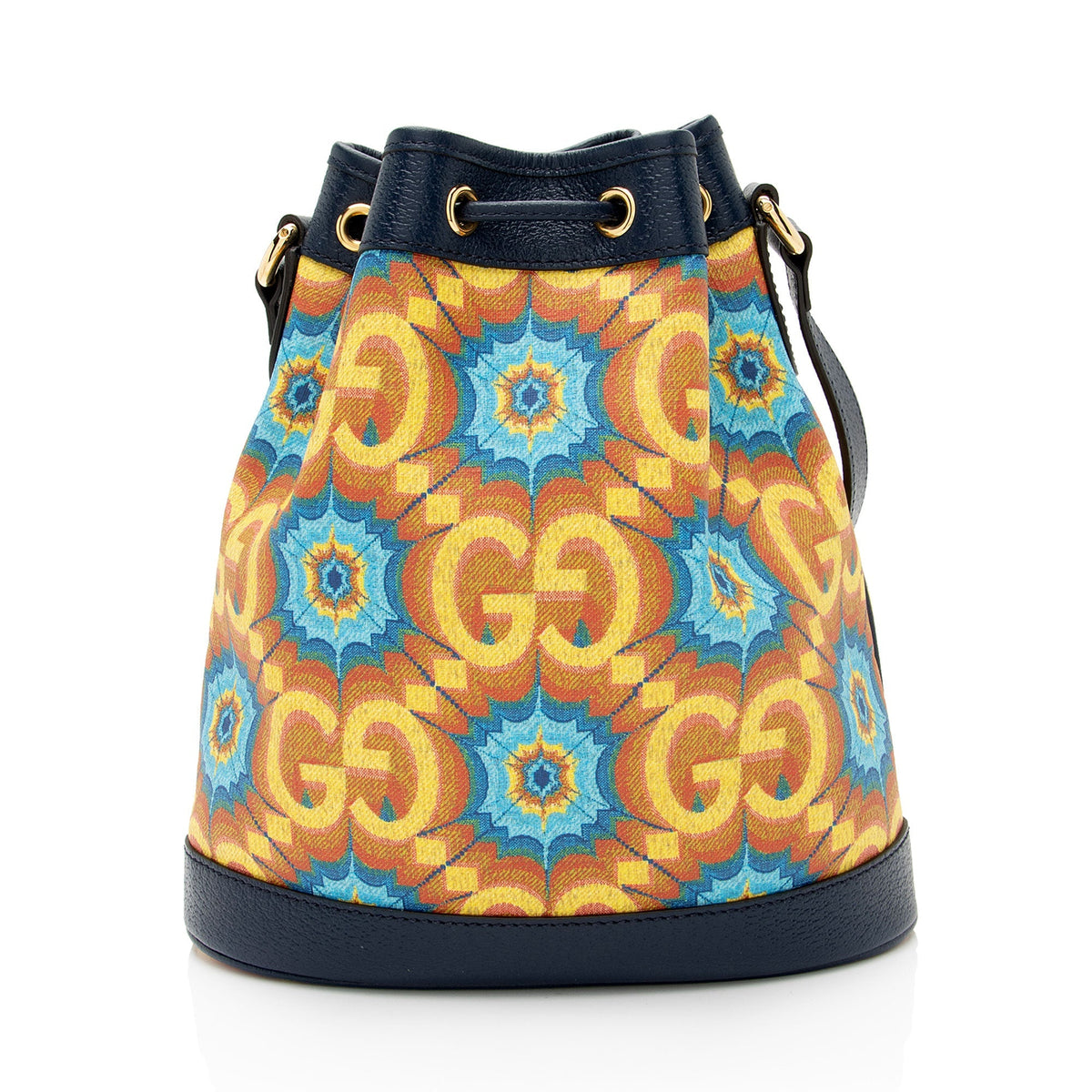 Gucci GG Kaleidoscope Canvas 100th Anniversary Bucket Bag (SHF-kbOcsb)