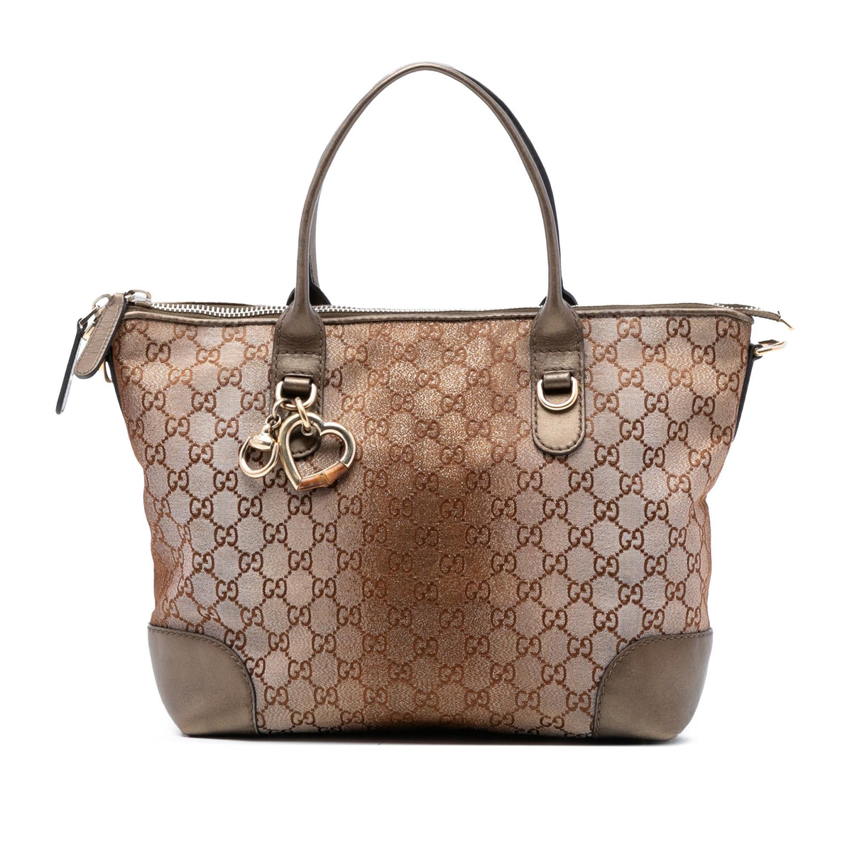 Gucci GG Lurex Heart Bit Satchel