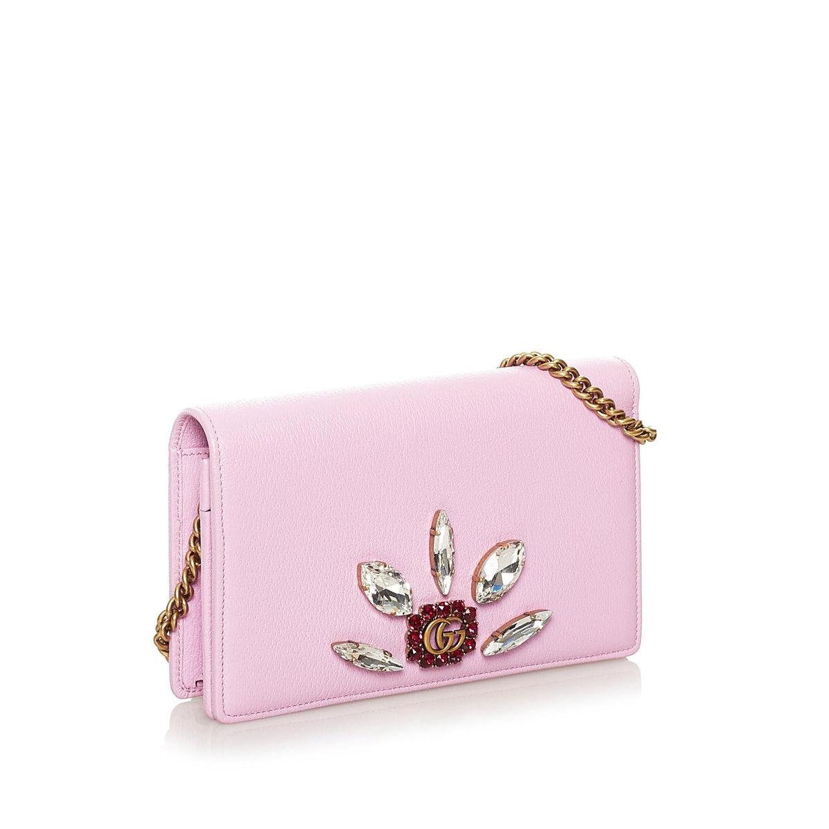 Gucci GG Marmont Embellished Wallet On Chain (SHG-34352)