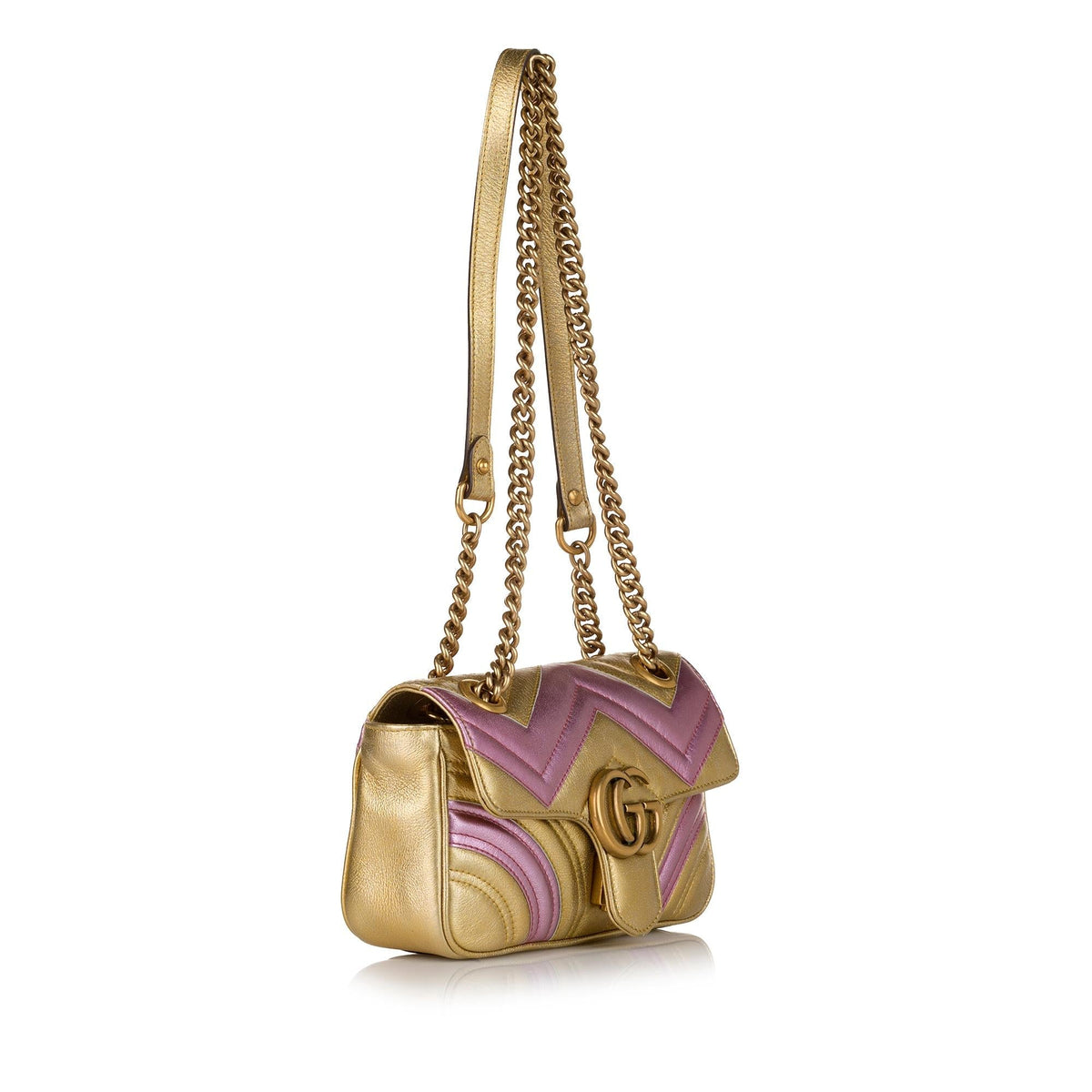 Gucci GG Marmont Leather Crossbody Bag (SHG-34107)