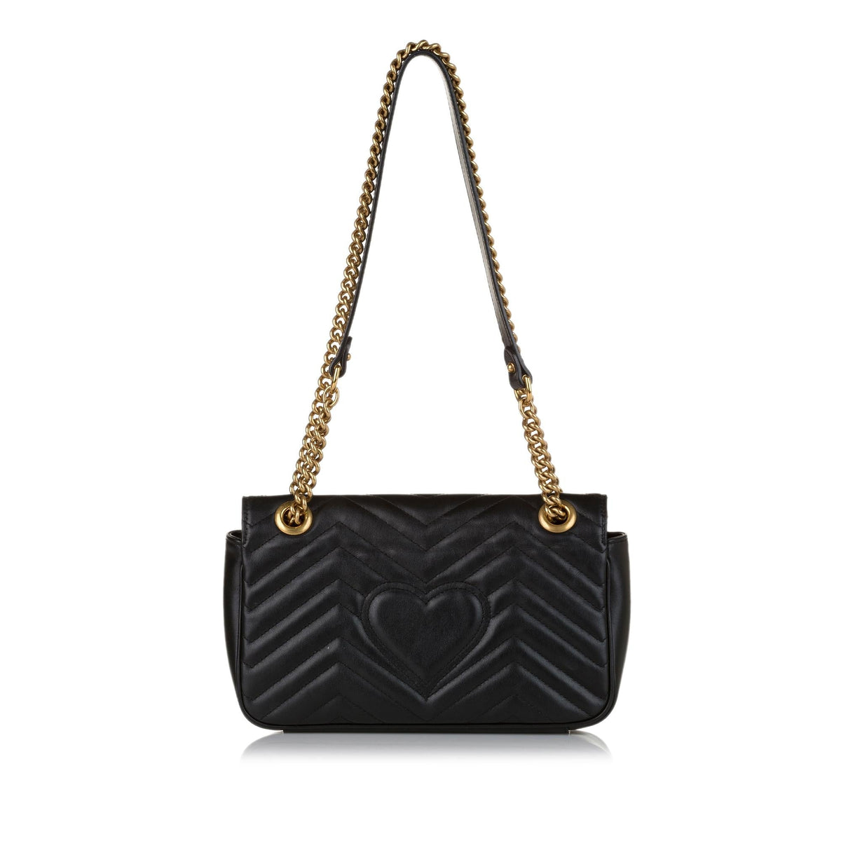 Gucci GG Marmont Leather Crossbody Bag (SHG-34307)
