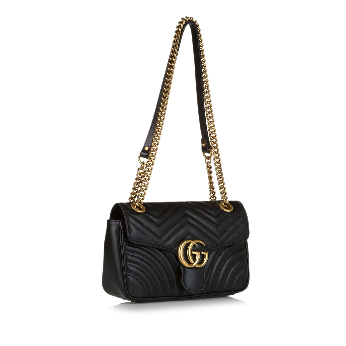 Gucci GG Marmont Leather Crossbody Bag (SHG-34307)