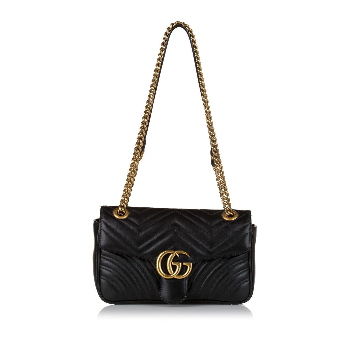 Gucci GG Marmont Leather Crossbody Bag (SHG-34601)