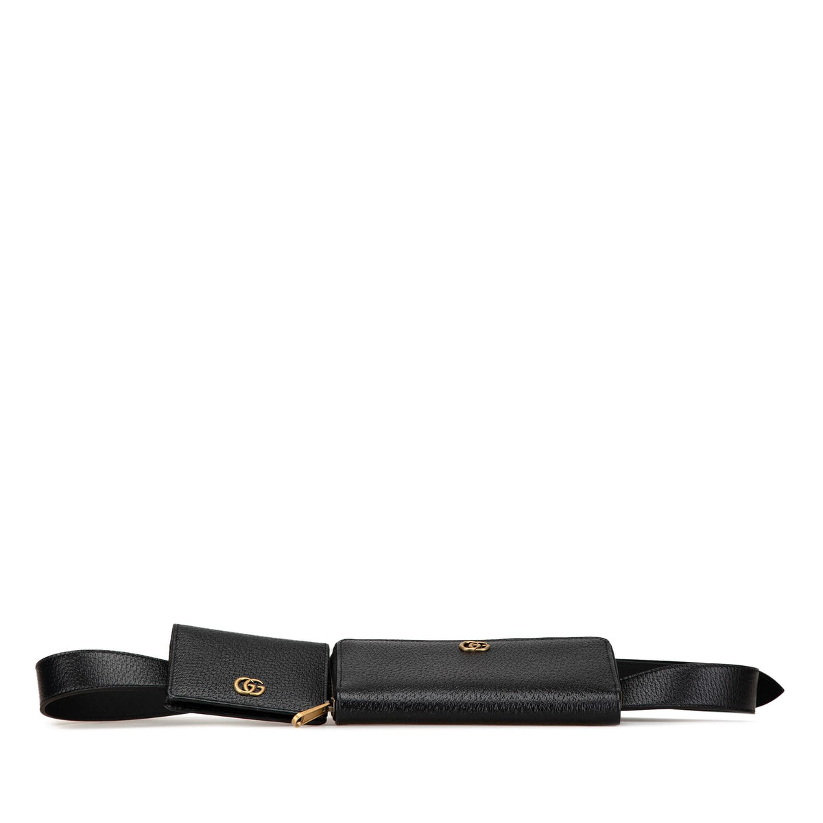 Gucci GG Marmont Leather Double Belt Bag