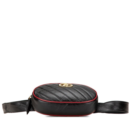 Gucci GG Marmont Leather Matelasse Torchon Belt Bag