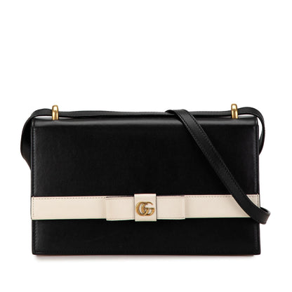 Gucci GG Marmont Leather Ribbon Crossbody (SHG-8Fv04O)