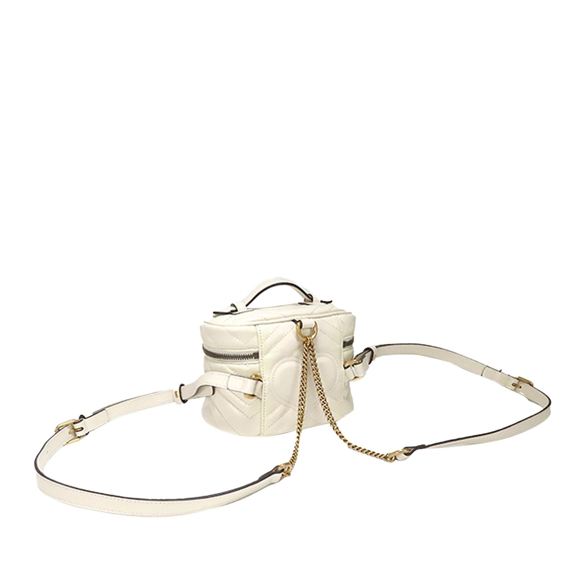 Gucci GG Marmont Leather Round Backpack (SHG-oXsHC9)