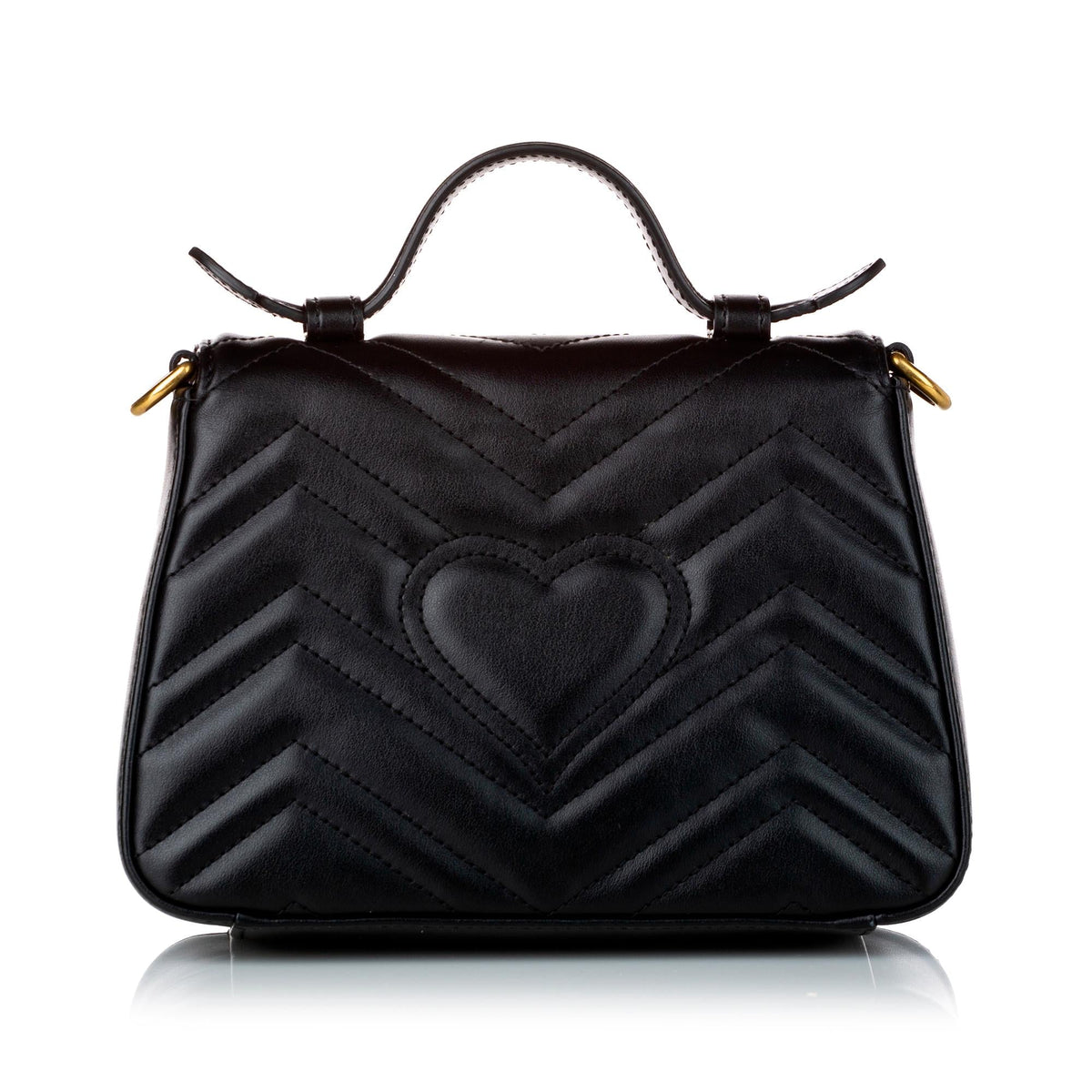 Gucci GG Marmont Leather Satchel (SHG-30460)