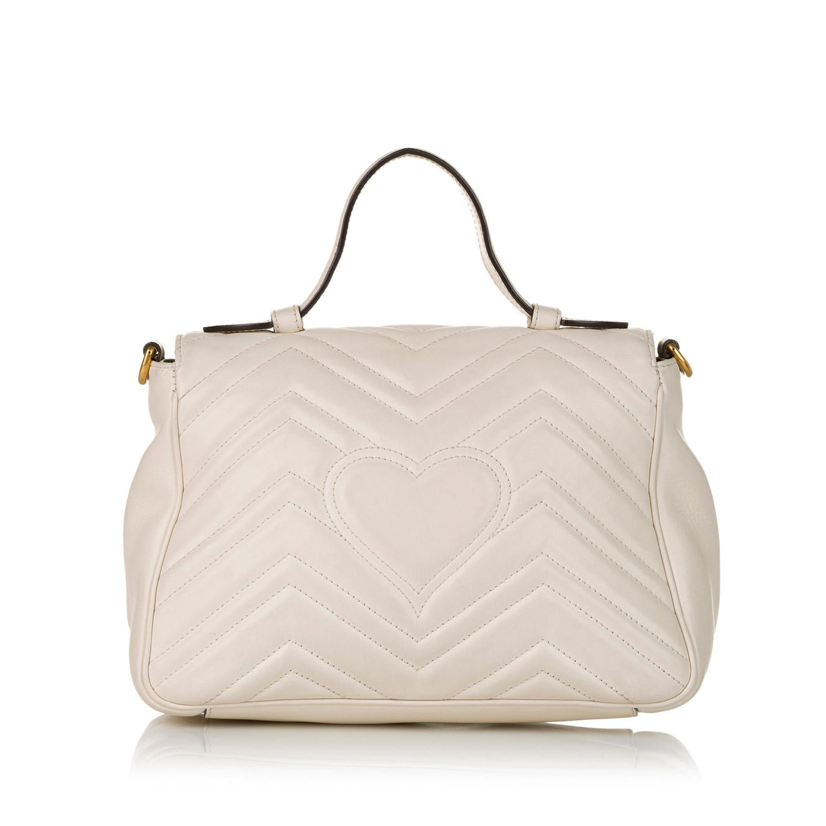 Gucci GG Marmont Leather Satchel (SHG-32596)