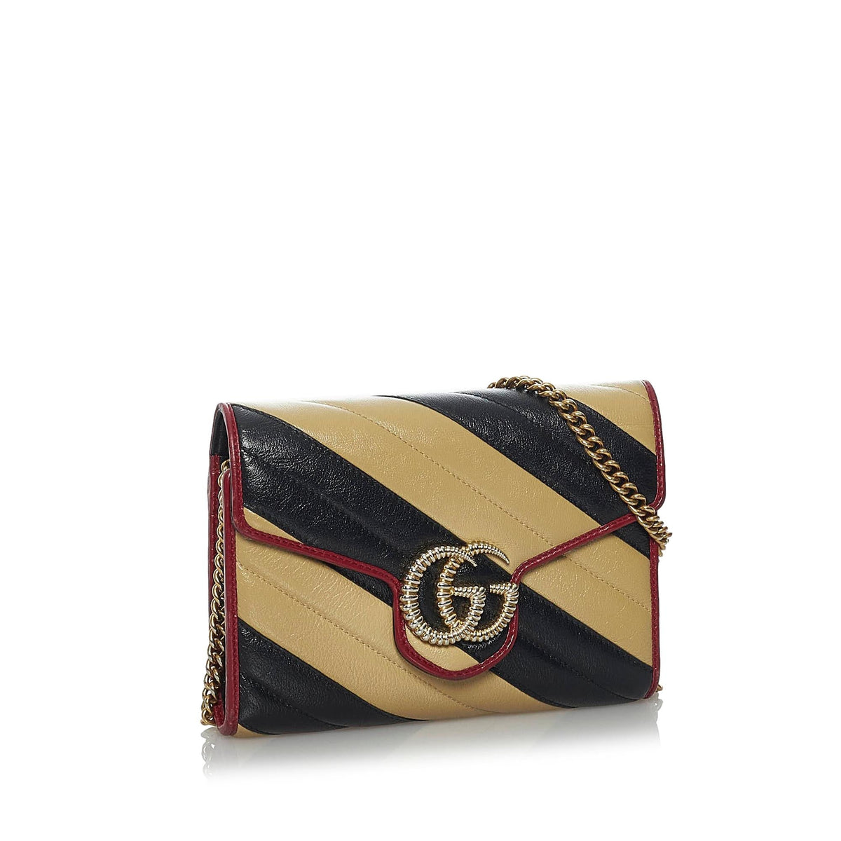 Gucci GG Marmont Leather Wallet on Chain (SHG-33741)