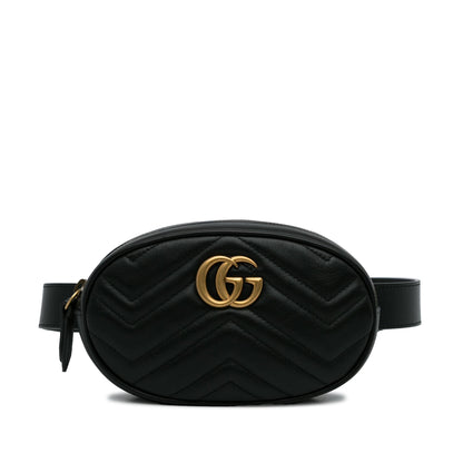 Gucci GG Marmont Matelasse Belt Bag (SHG-AvFlKx)