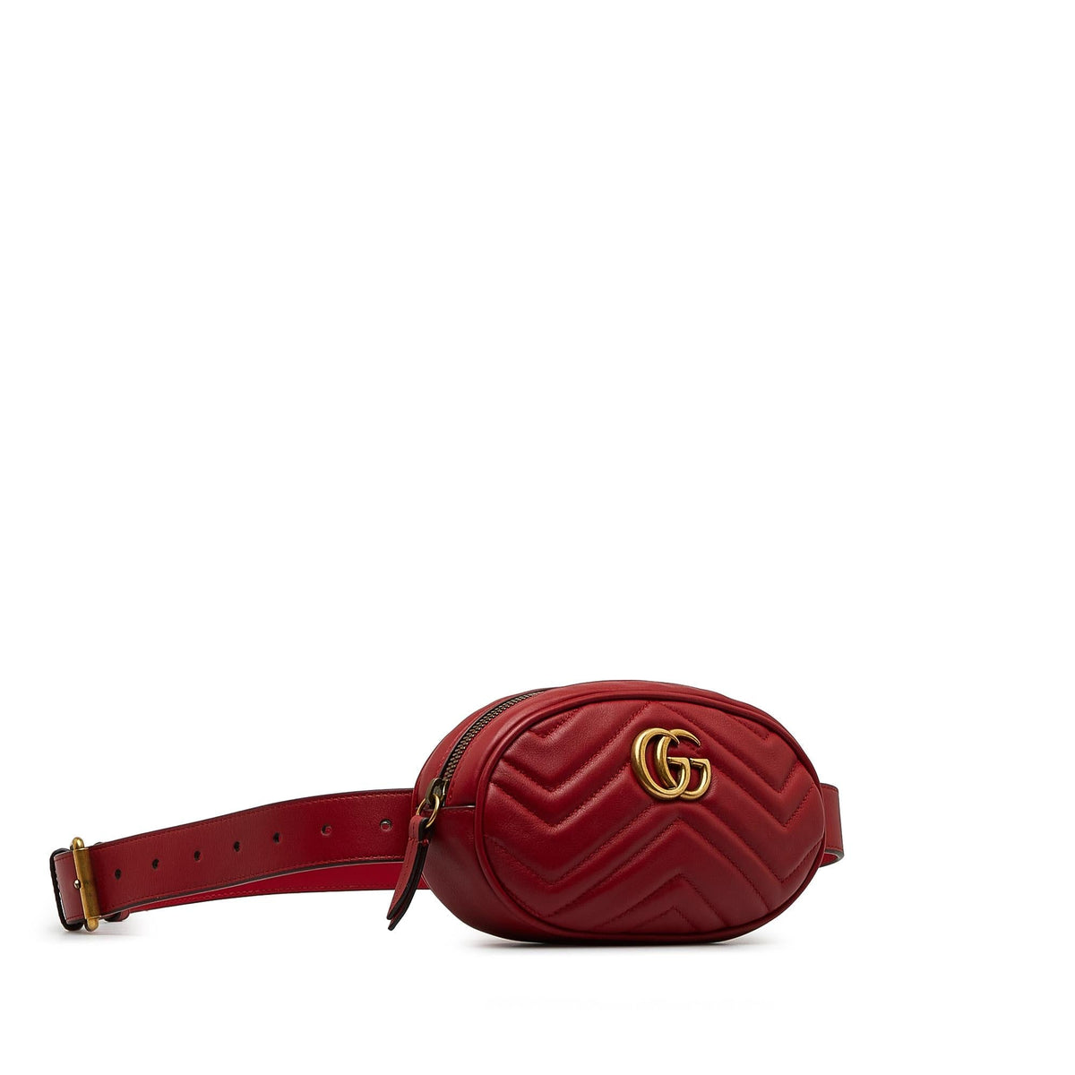Gucci GG Marmont Matelasse Belt Bag (SHG-p7RawW)