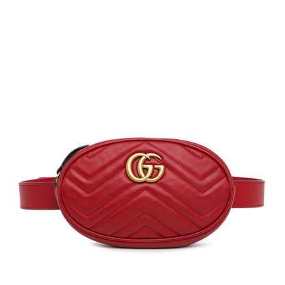 Gucci GG Marmont Matelasse Belt Bag (SHG-wVMBWi)