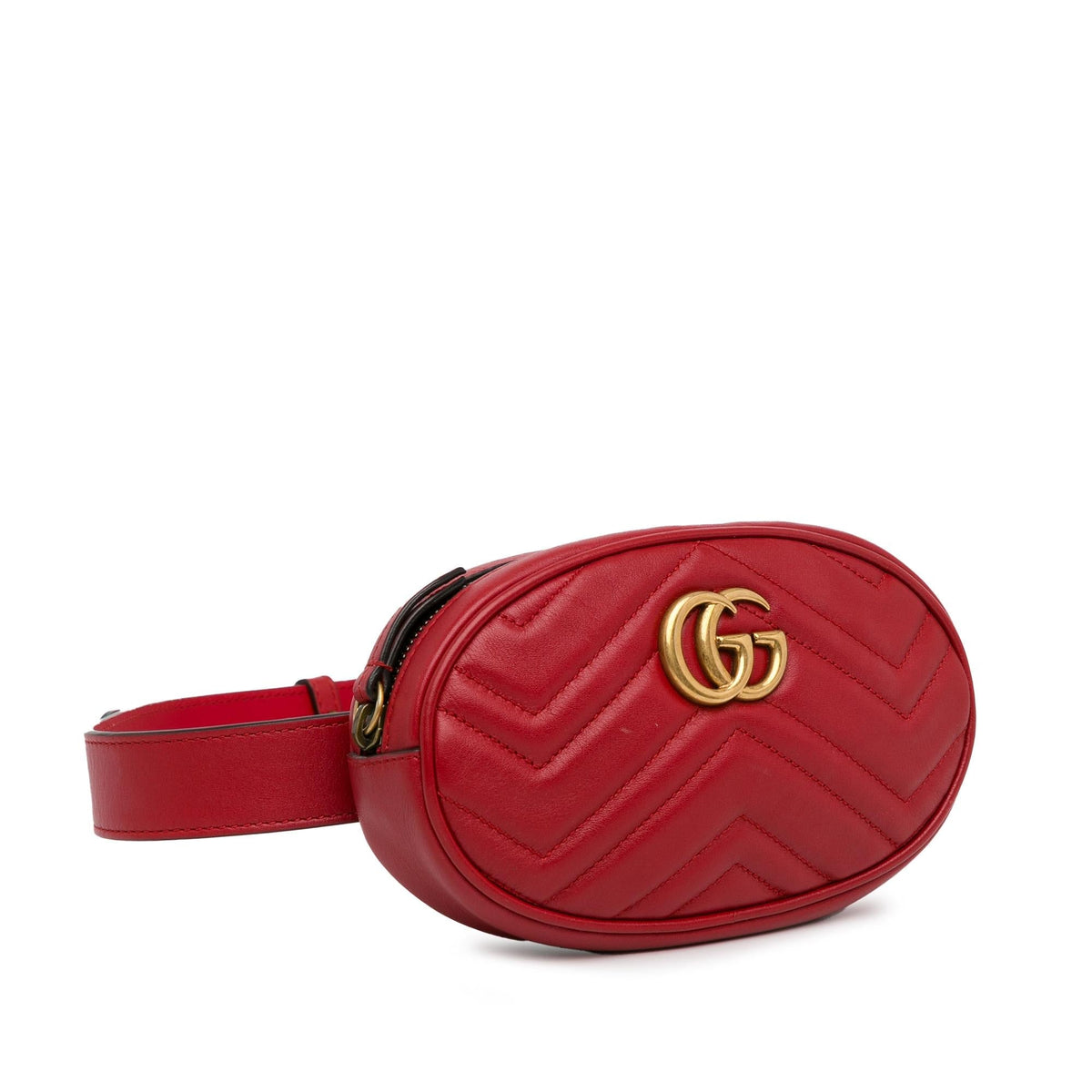 Gucci GG Marmont Matelasse Belt Bag (SHG-wVMBWi)
