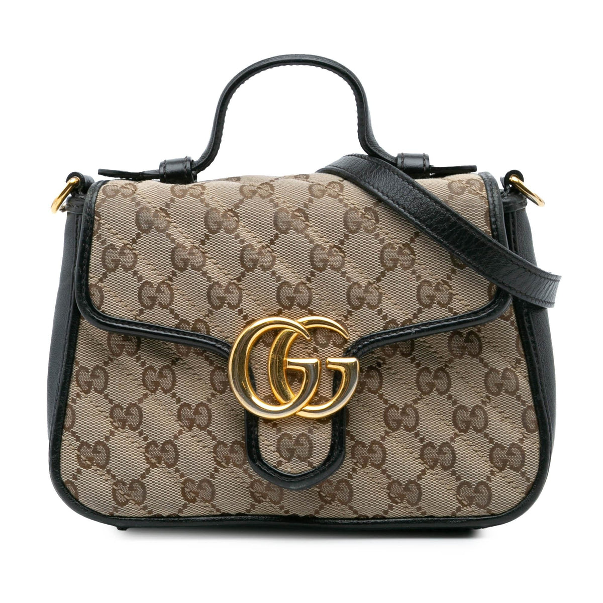 Gucci GG Marmont Matelasse Canvas Top Handle Bag