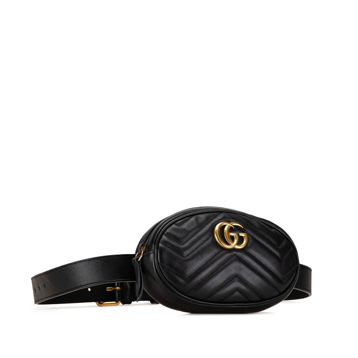 Gucci GG Marmont Matelasse Leather Belt Bag