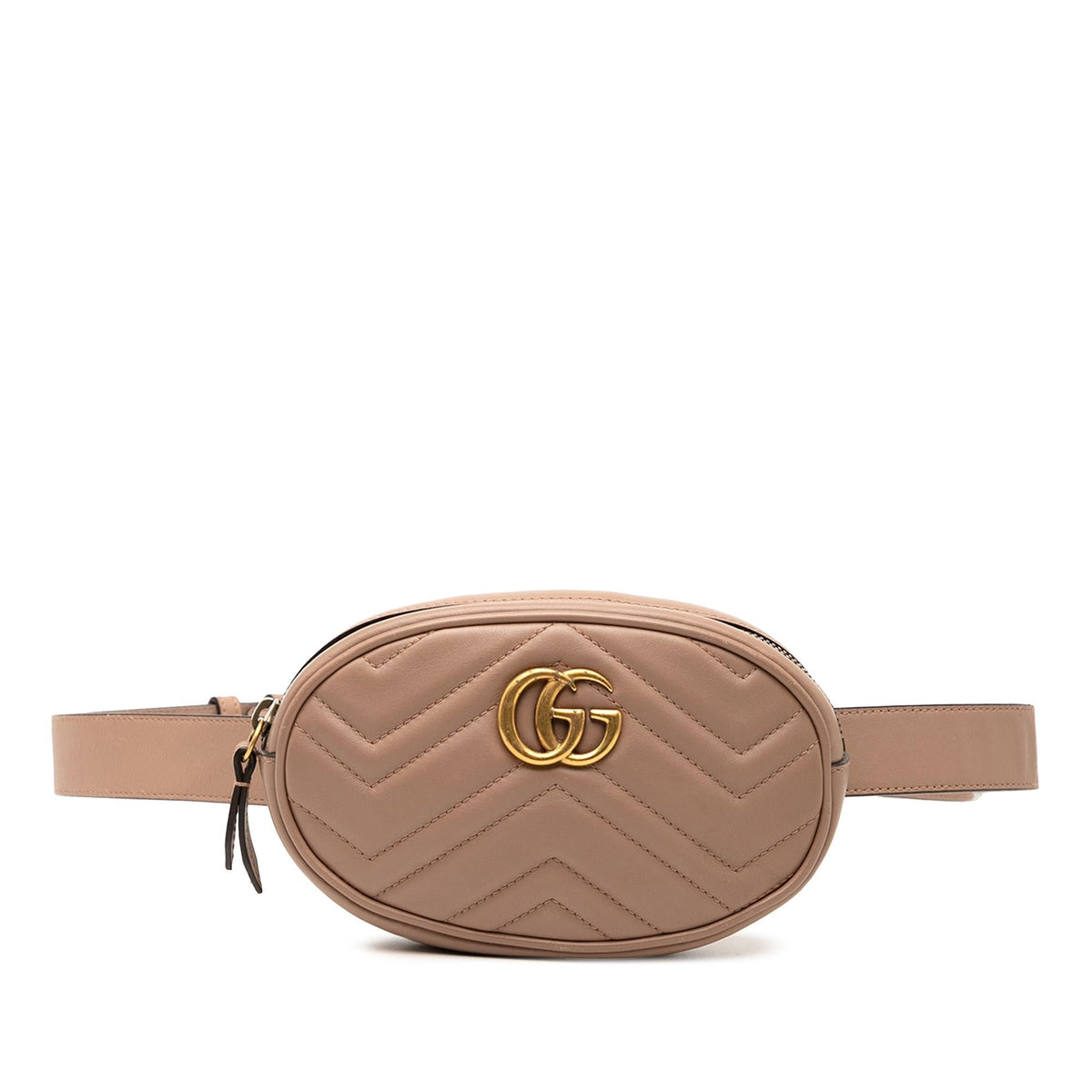Gucci GG Marmont Matelasse Leather Belt Bag