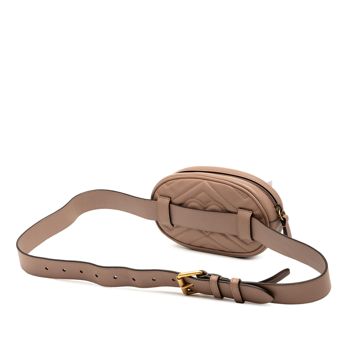 Gucci GG Marmont Matelasse Leather Belt Bag