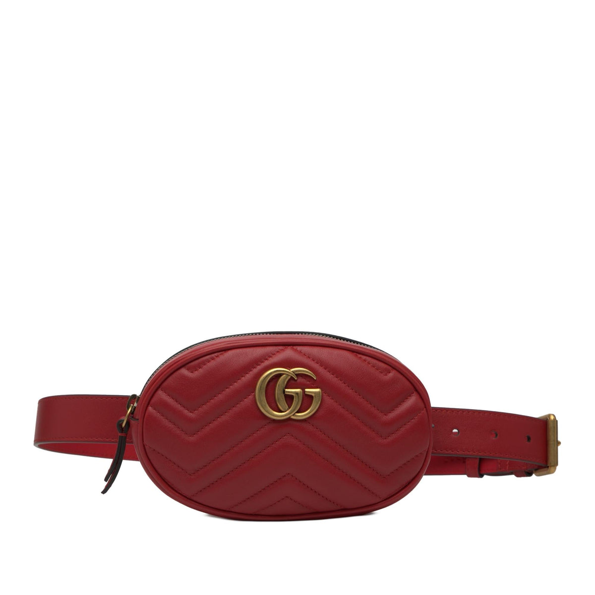 Gucci GG Marmont Matelasse Leather Belt Bag