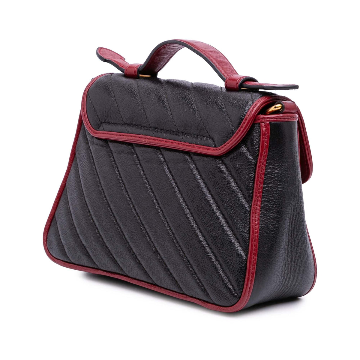 Gucci GG Marmont Matelasse Leather Torchon Top Handle Bag