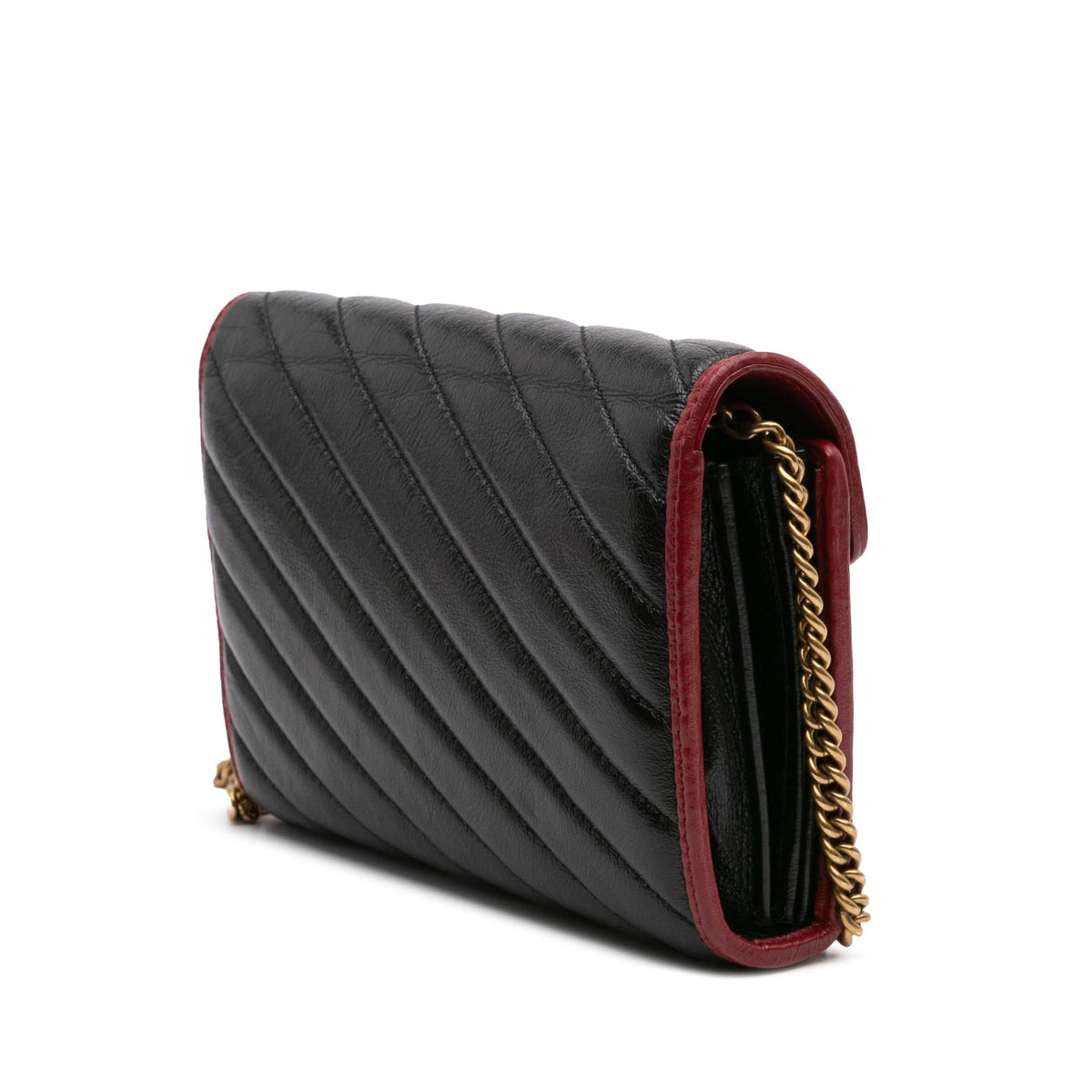 Gucci GG Marmont Matelasse Leather Torchon Wallet On Chain