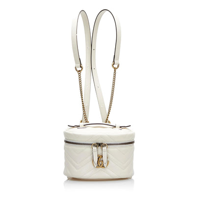 Gucci GG Marmont Round Backpack (SHG-SMFnDc)