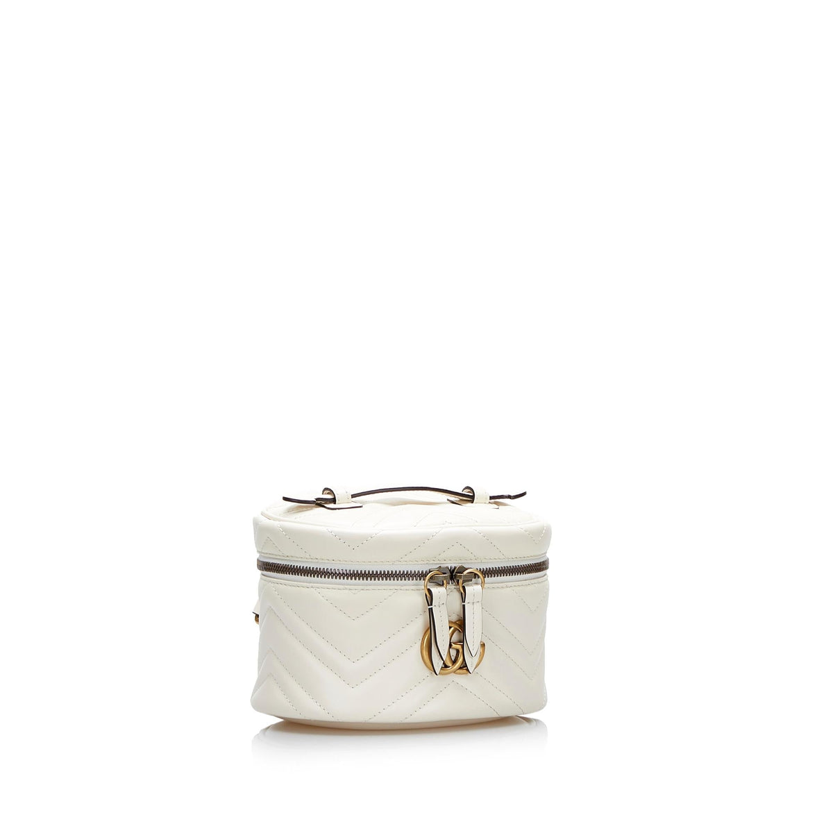 Gucci GG Marmont Round Backpack (SHG-SMFnDc)