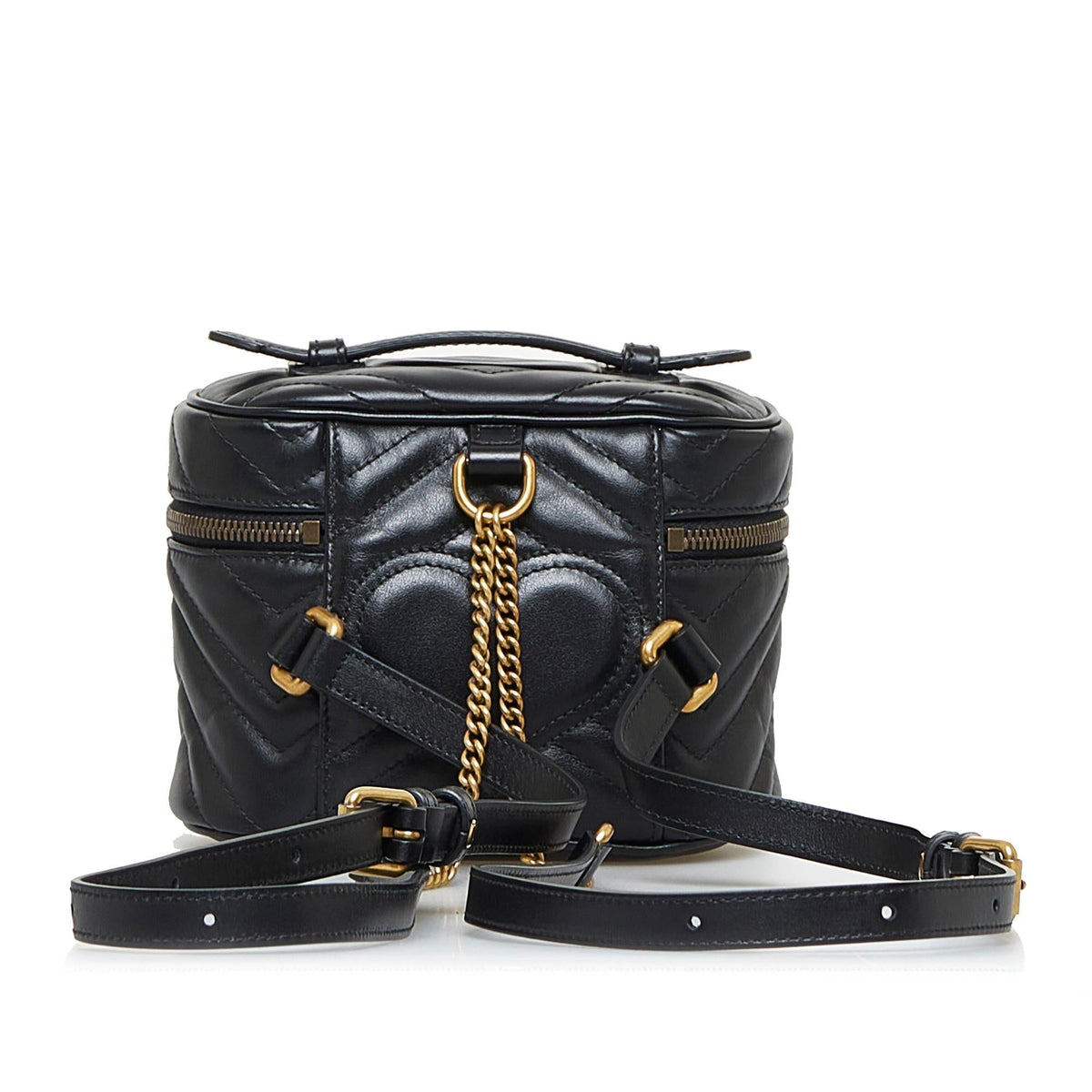 Gucci GG Marmont Round Backpack (SHG-GVUZ6n)