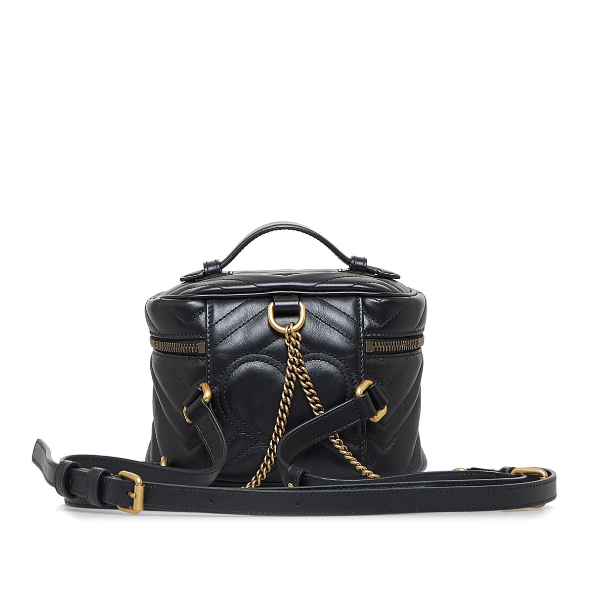 Gucci GG Marmont Round Backpack (SHG-IpUEXE)