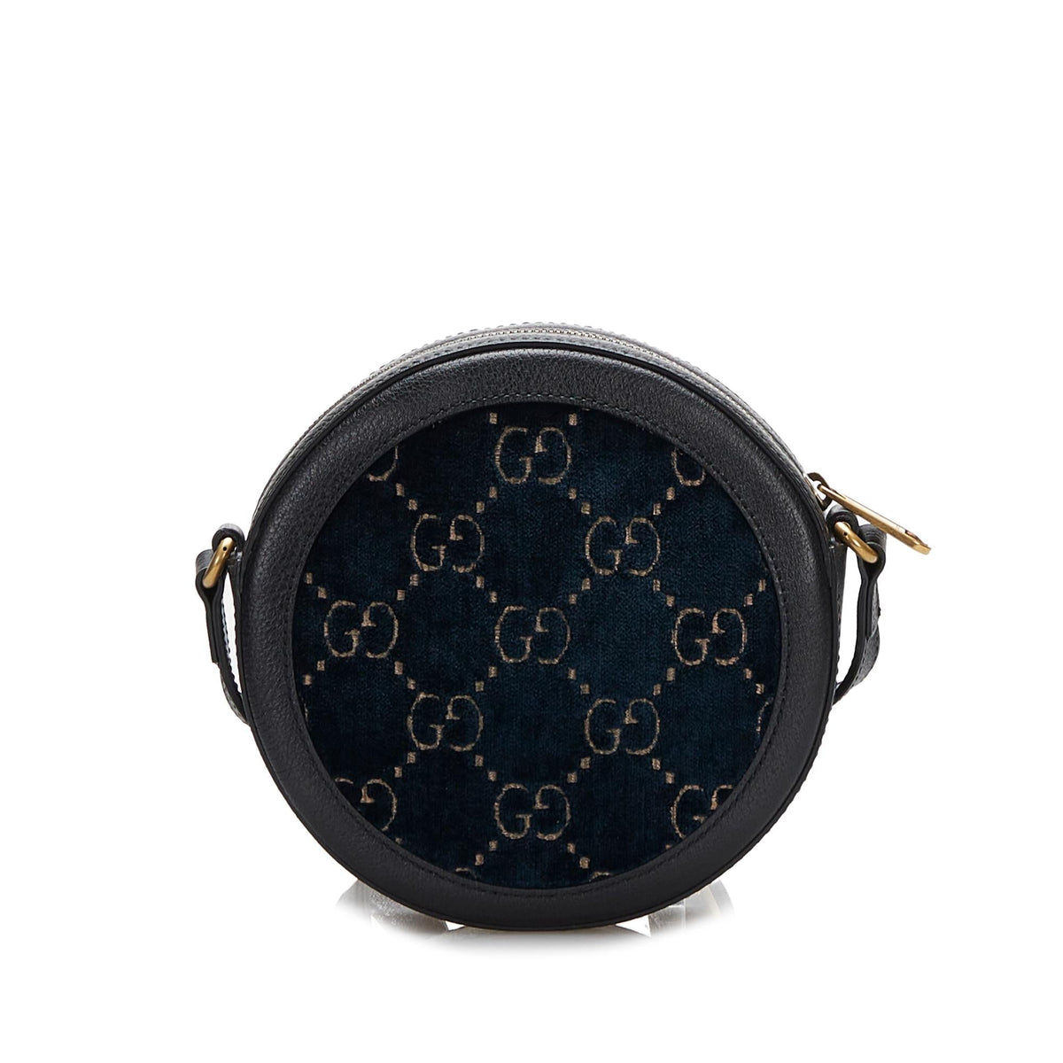 Gucci GG Marmont Round Velvet Crossbody Bag (SHG-zcr70n)