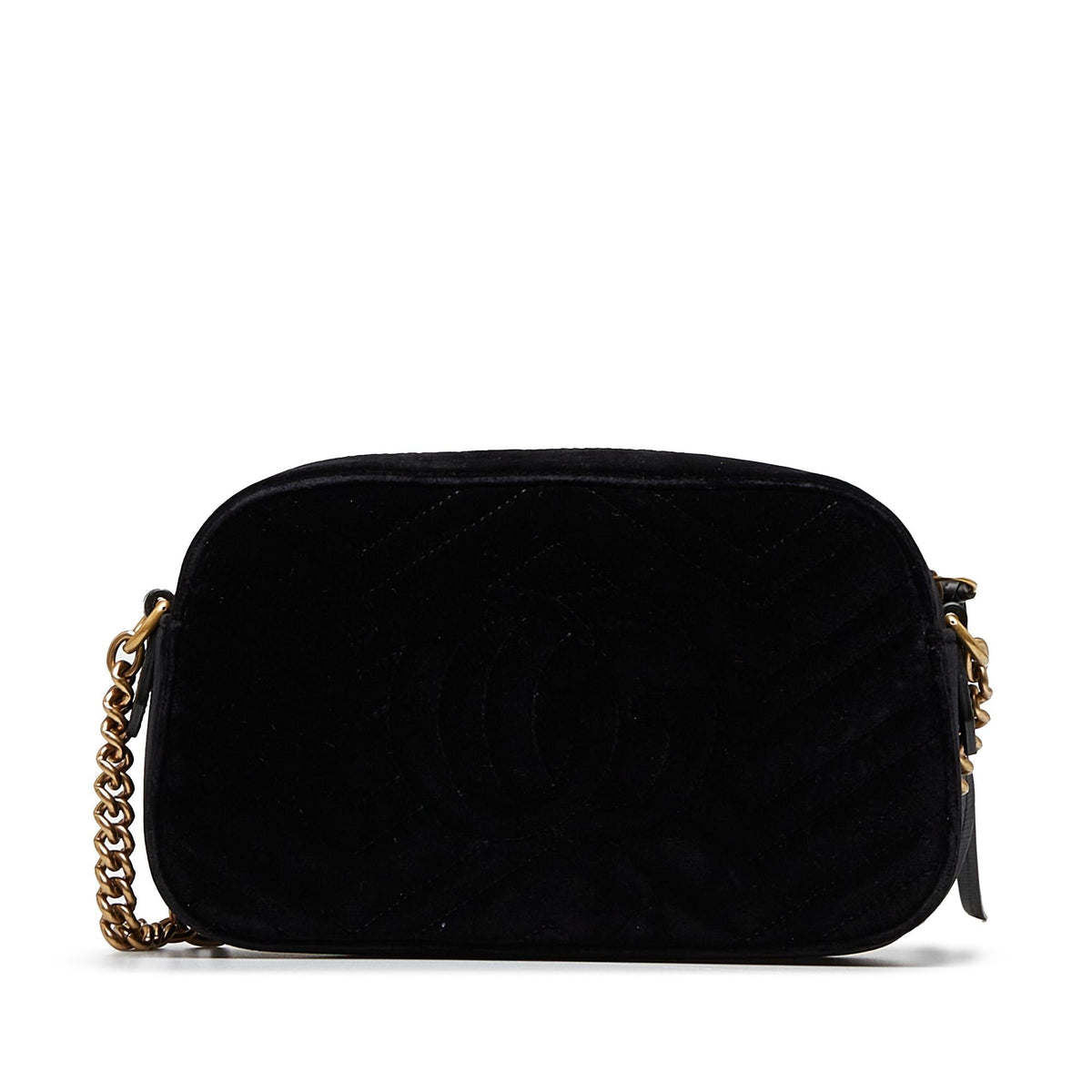 Gucci GG Marmont Velvet Crossbody (SHG-XEPO6u)