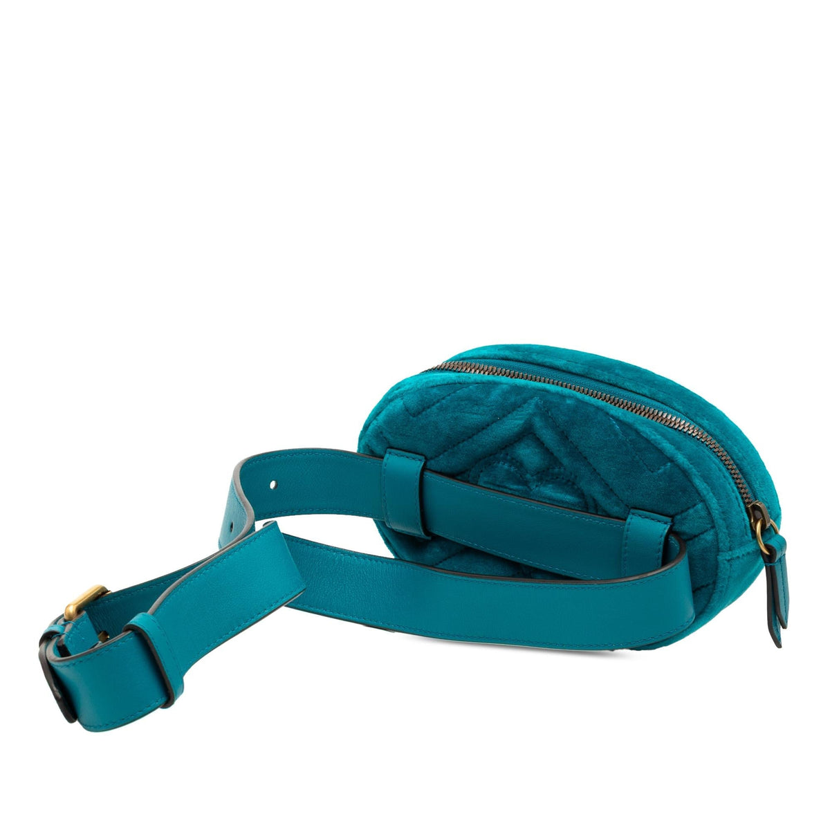 Gucci GG Marmont Velvet Matelasse Belt Bag