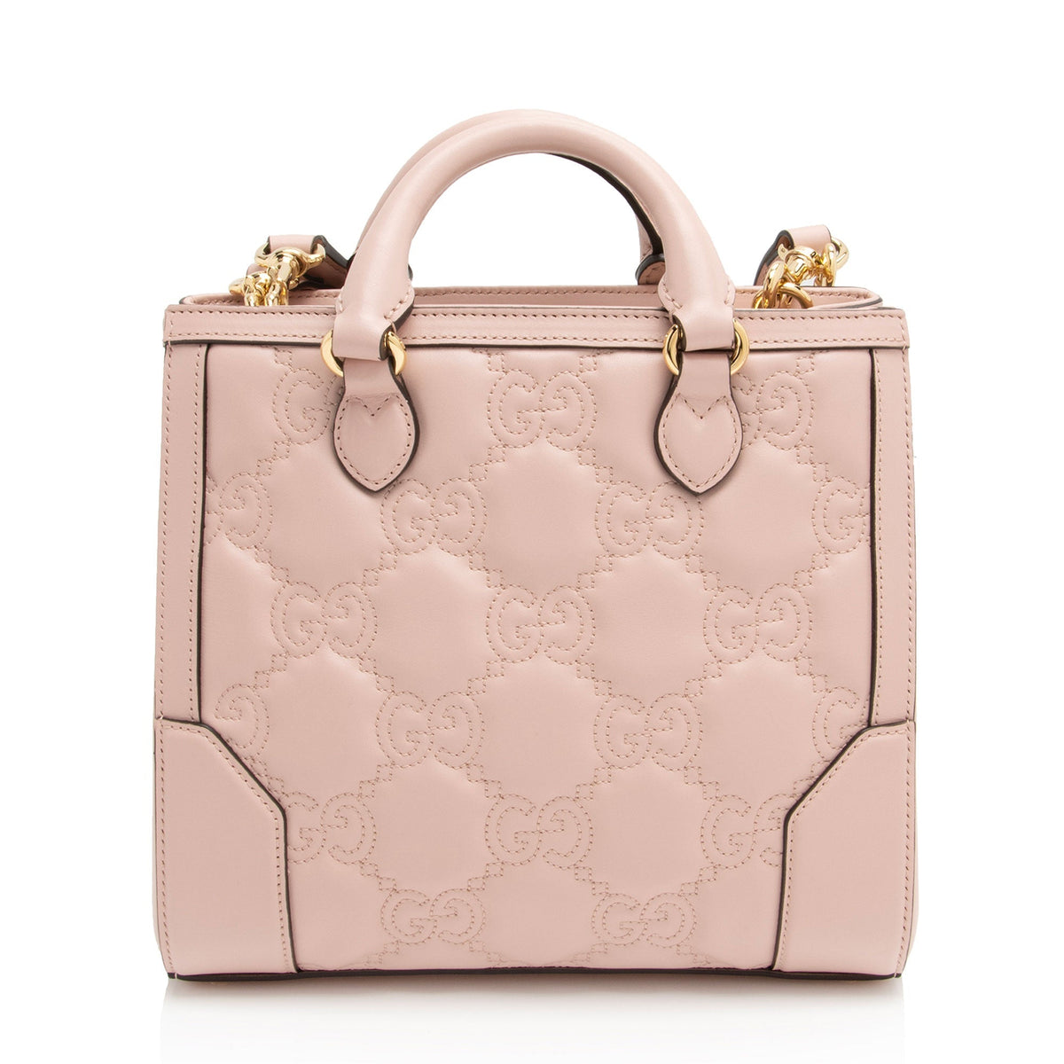 Gucci Jumbo GG Matelasse Leather Mini Top Handle