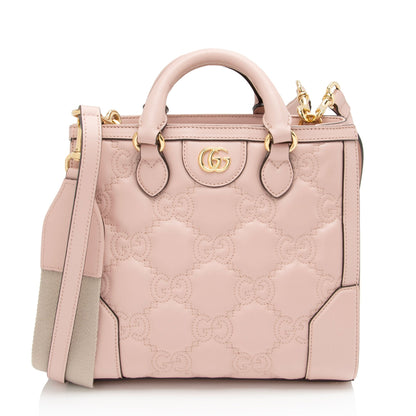 Gucci Jumbo GG Matelasse Leather Mini Top Handle