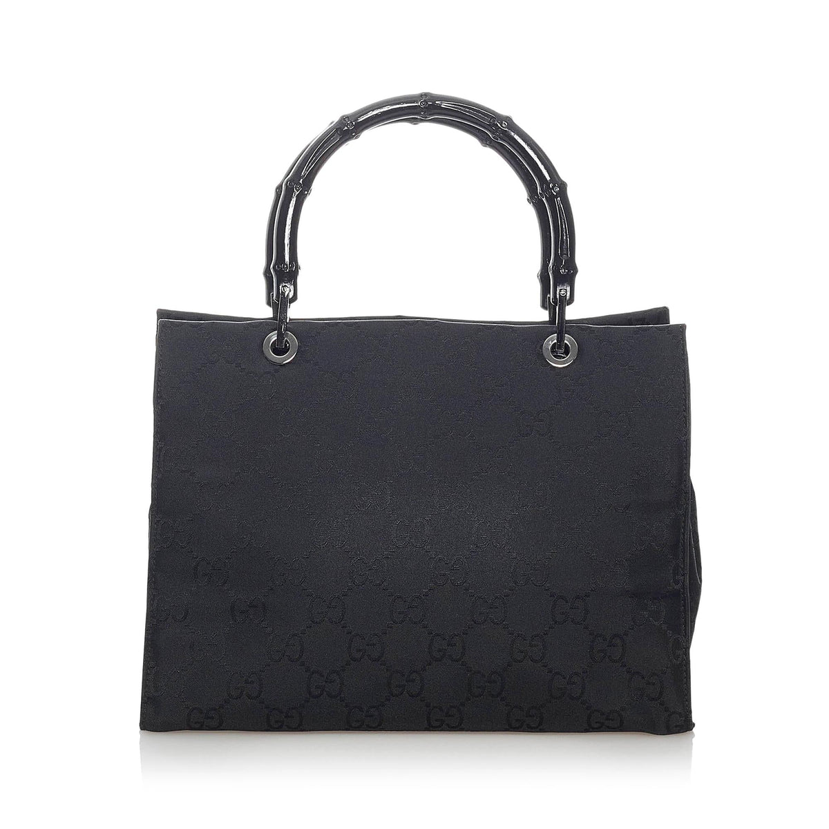 Gucci GG Nylon Bamboo Satchel (SHG-30579)