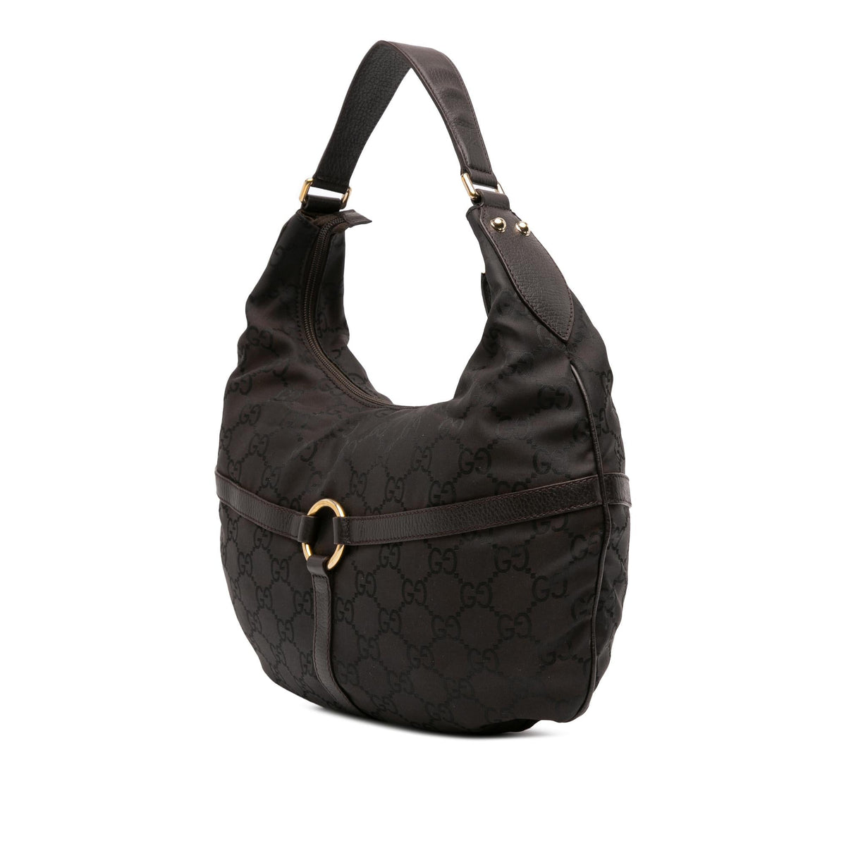 Gucci GG Nylon Reins Hobo Bag