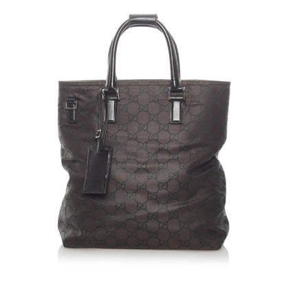 Gucci GG Nylon Satchel (SHG-32203)