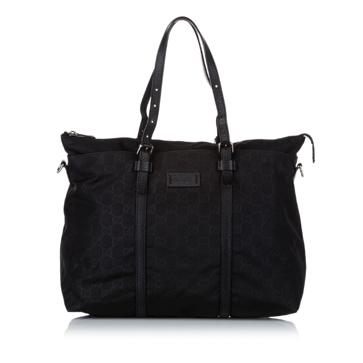 Gucci GG Nylon Satchel (SHG-zPVamU)