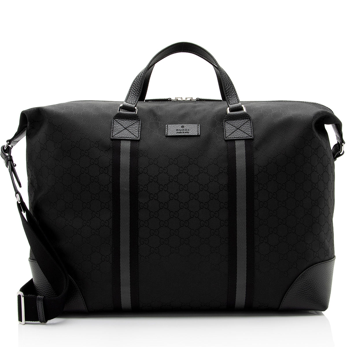 Gucci GG Nylon Travel Duffle Bag (SHF-EZRm68)
