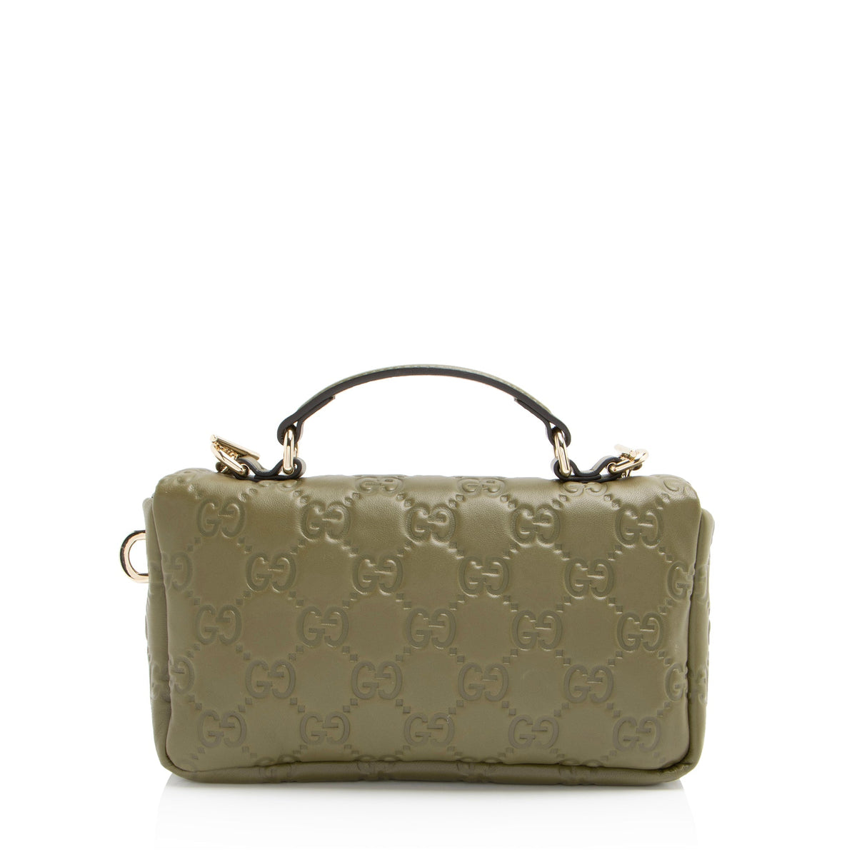 Gucci Jumbo GG Puffy Leather Milano Small Top Handle