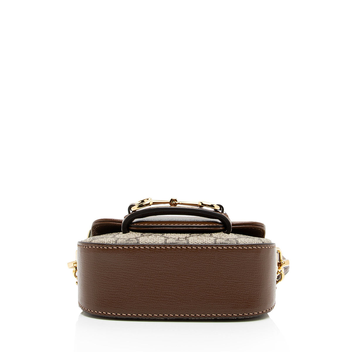 Gucci GG Supreme 1955 Horsebit Web Strap Wallet (SHF-XpjO67)
