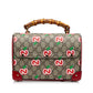 Gucci GG Supreme Apple Bamboo Padlock Satchel (SHG-2S9eJo)