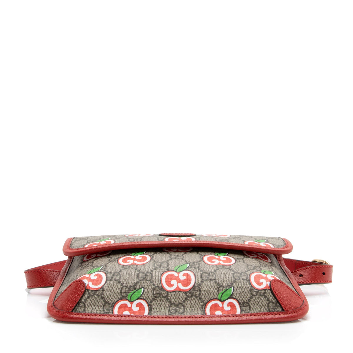 Gucci GG Supreme Apple Monogram Belt Bag - Size 32 / 80 (SHF-23491)