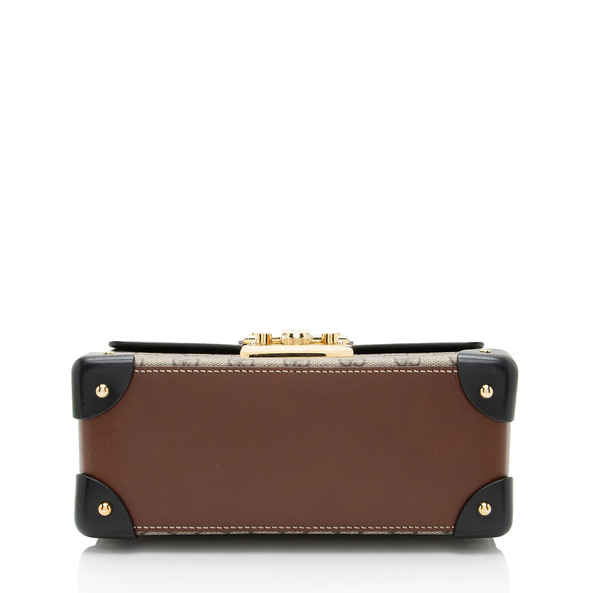 Gucci GG Supreme Bamboo Padlock Top Handle