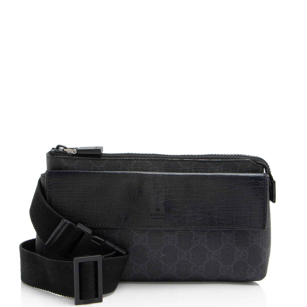Gucci GG Supreme Slim Belt Bag (SHF-dfmtxB)