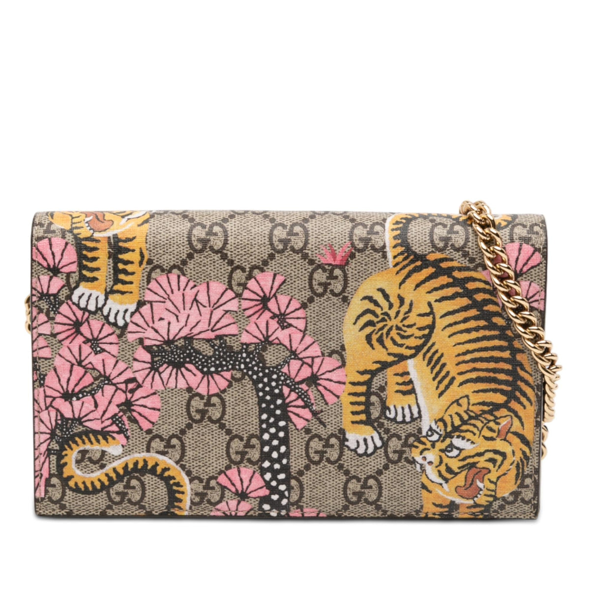 Gucci GG Supreme Bengal Wallet on Chain