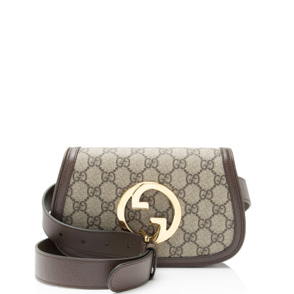 Gucci GG Supreme Blondie Flap Belt Bag - Size 40 / 100