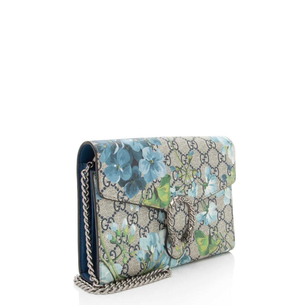 Gucci GG Supreme Blooms Dionysus Chain Wallet